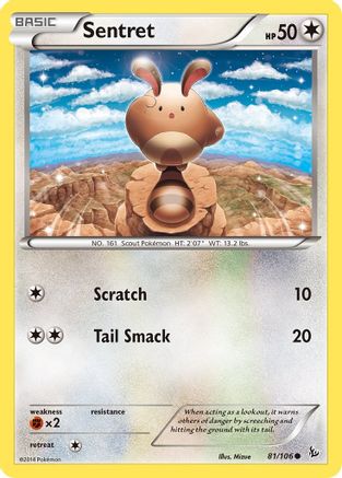 Sentret 81/106 - XY  Flashfire