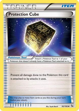 Protection Cube 95/106 - XY  Flashfire Reverse Holofoil
