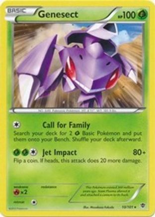 Genesect - 10/101 (BW Plasma Blast) - Deck Exclusives Holofoil