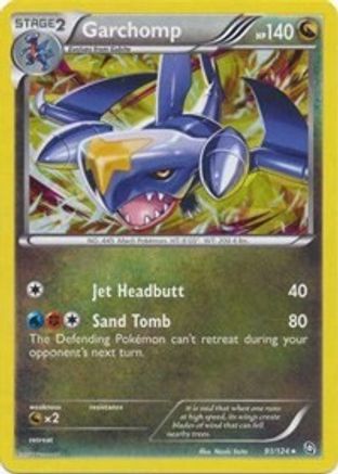 Garchomp - 91/124 (Cracked Ice Holo) - Deck Exclusives Holofoil