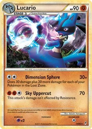 Lucario - 14/95 (Call of Legends) - Deck Exclusives
