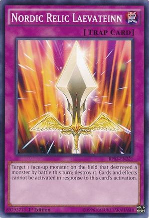 Nordic Relic Laevateinn (BP03-EN221) - Battle Pack 3: Monster League 1st Edition