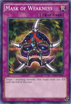 Mask of Weakness (BP03-EN190) - Battle Pack 3: Monster League 1st Edition