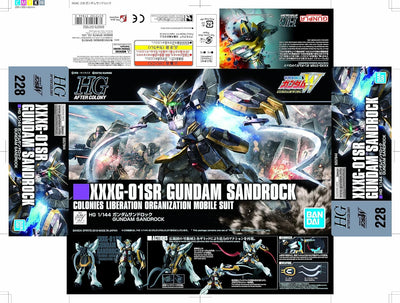 Bandai HGAC #228 1/144 XXXG-01SR Gundam Sandrock Gundam Wing