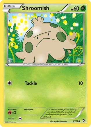 Shroomish 6/111 - XY  Furious Fists