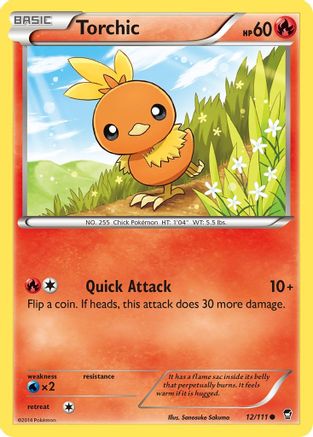 Torchic 12/111 - XY  Furious Fists