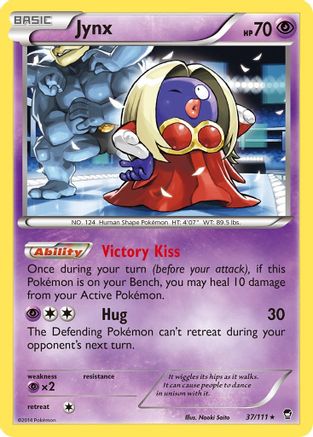 Jynx 37/111 - XY  Furious Fists Reverse Holofoil