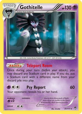 Gothitelle 41/111 - XY  Furious Fists Reverse Holofoil