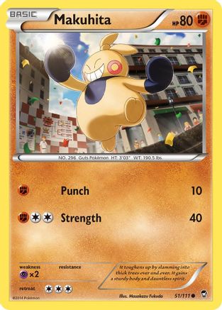 Makuhita 51/111 - XY  Furious Fists