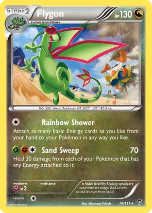 Flygon 76/111 - XY  Furious Fists