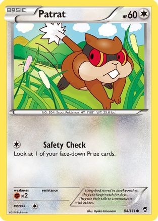 Patrat 84/111 - XY  Furious Fists