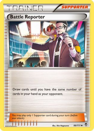Battle Reporter 88/111 - XY  Furious Fists Reverse Holofoil