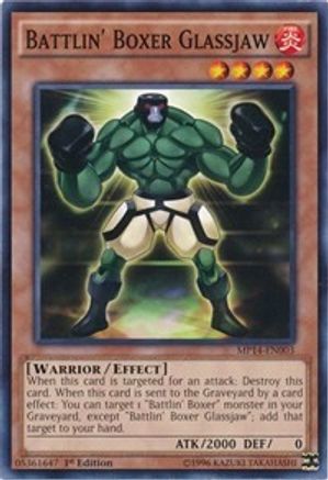 Battlin' Boxer Glassjaw (MP14-EN003) - 2014 Mega-Tins Mega Pack 1st Edition
