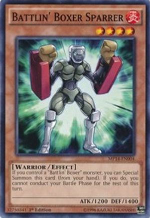 Battlin' Boxer Sparrer (MP14-EN004) - 2014 Mega-Tins Mega Pack 1st Edition