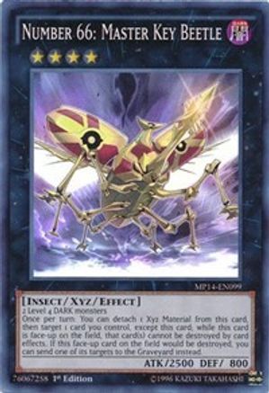 Number 66: Master Key Beetle (MP14-EN099) - 2014 Mega-Tins Mega Pack Unlimited