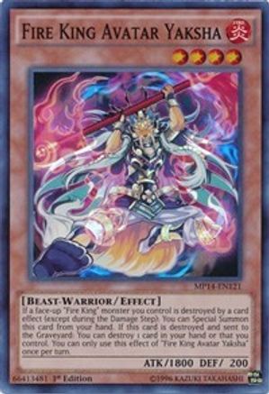 Fire King Avatar Yaksha (MP14-EN121) - 2014 Mega-Tins Mega Pack Unlimited