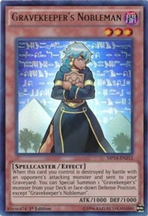 Gravekeeper's Nobleman (MP14-EN212) - 2014 Mega-Tins Mega Pack 1st Edition