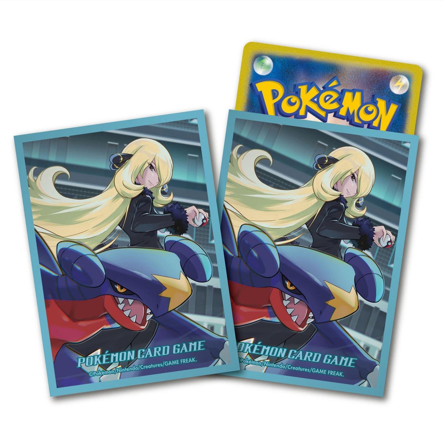 Pokémon Center Japan Official Sleeves: Cynthia & Garchomp Sleeves Ver.2