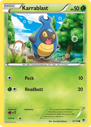 Karrablast/119 - XY  Phantom Forces Reverse Holofoil