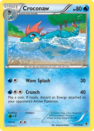 Croconaw/119 - XY  Phantom Forces Reverse Holofoil