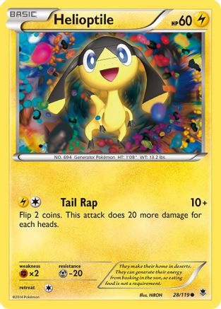 Helioptile (28)/119 - XY  Phantom Forces