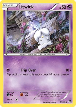 Litwick 41/119 - XY  Phantom Forces
