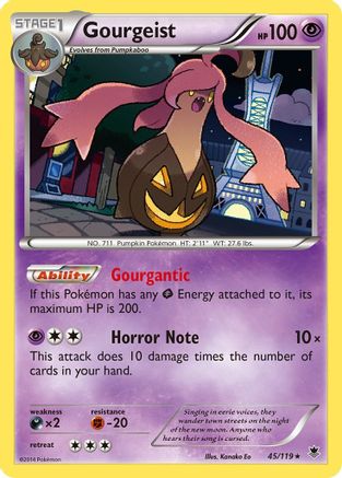 Gourgeist 45/119 - XY  Phantom Forces
