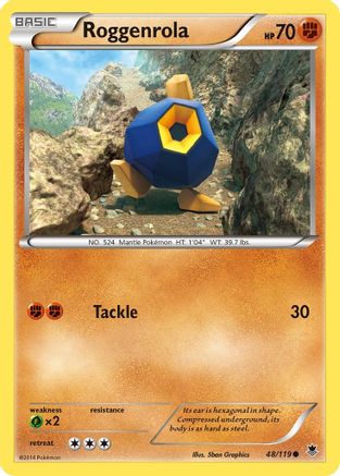 Roggenrola/119 - XY  Phantom Forces