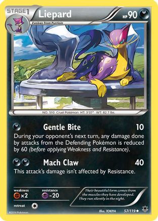 Liepard/119 - XY  Phantom Forces
