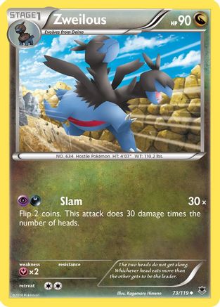 Zweilous/119 - XY  Phantom Forces Reverse Holofoil