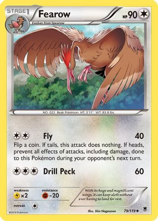 Fearow/119 - XY  Phantom Forces