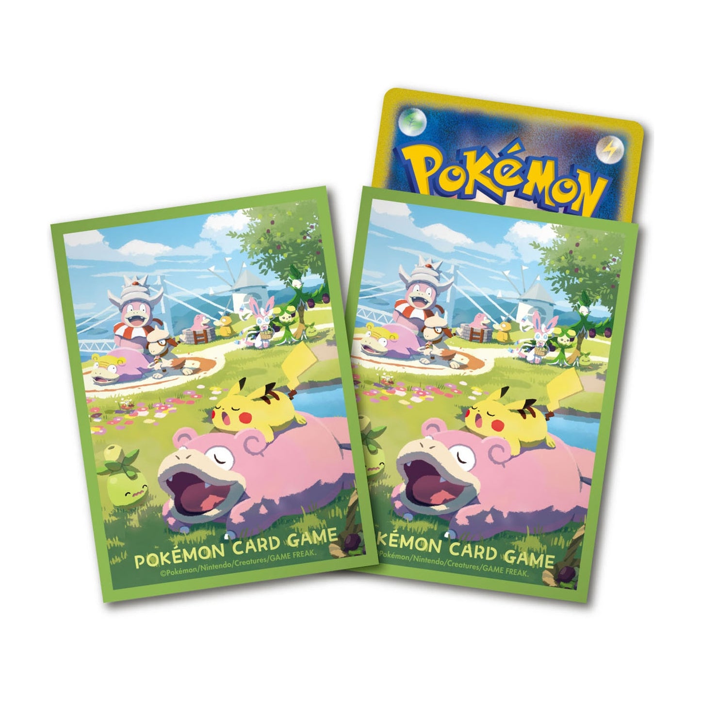 Pokémon Center Japan Official Sleeves: Slowpoke and Pikachu Sleeves