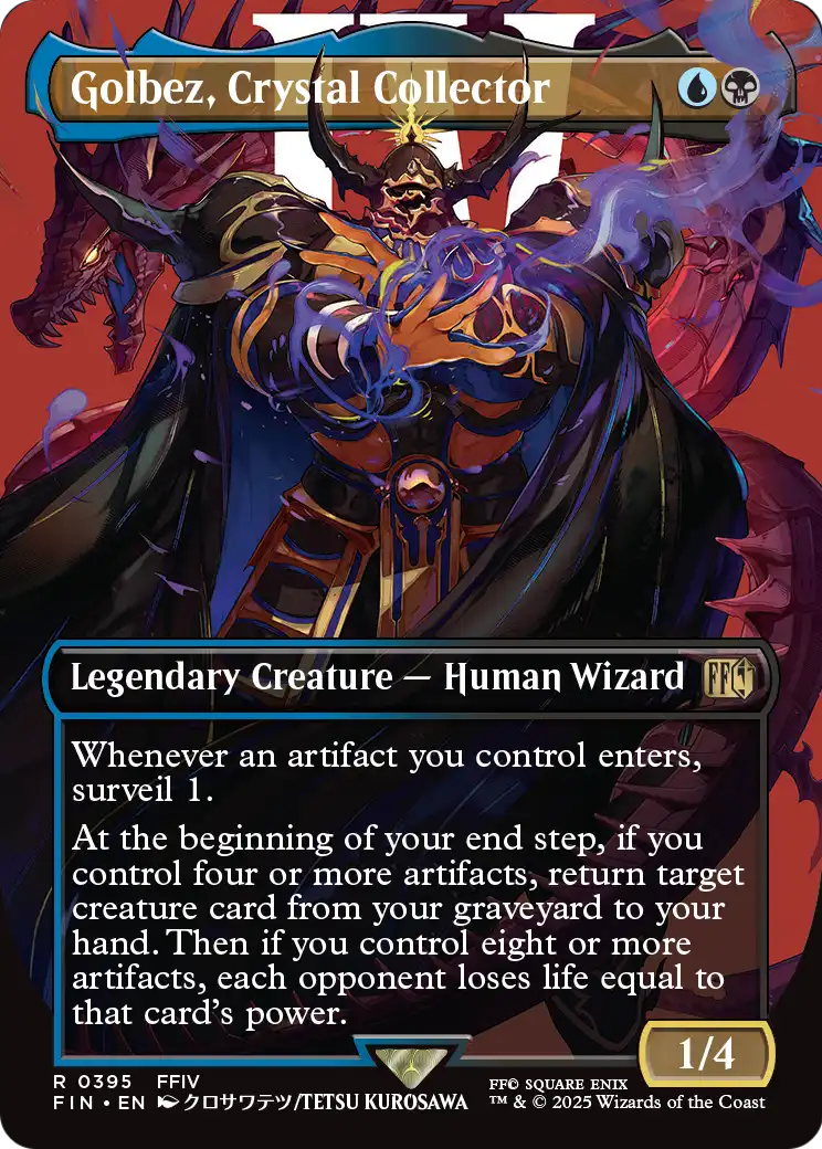 Golbez, Crystal Collector (Borderless) (FIN-395) [FINAL FANTASY] Foil