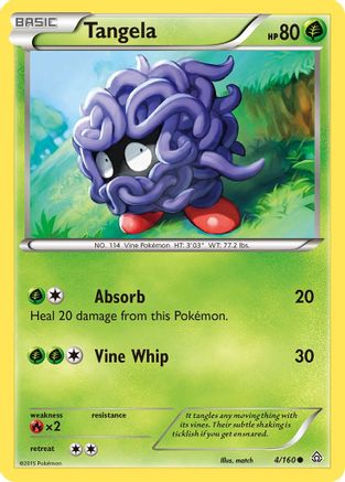 Tangela/160 - XY  Primal Clash