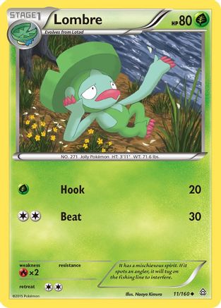 Lombre 11/160 - XY  Primal Clash Reverse Holofoil