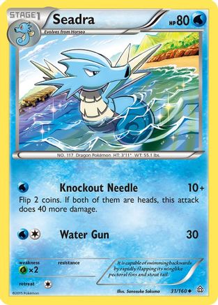 Seadra/160 - XY  Primal Clash Reverse Holofoil