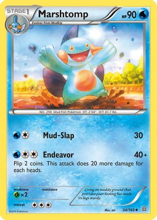 Marshtomp 34/160 - XY  Primal Clash