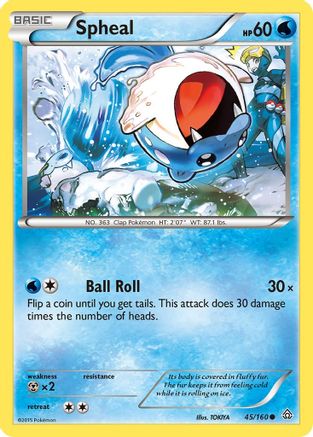 Spheal (45) 45/160 - XY  Primal Clash