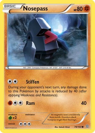 Nosepass/160 - XY  Primal Clash