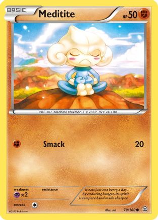 Meditite 79/160 - XY  Primal Clash