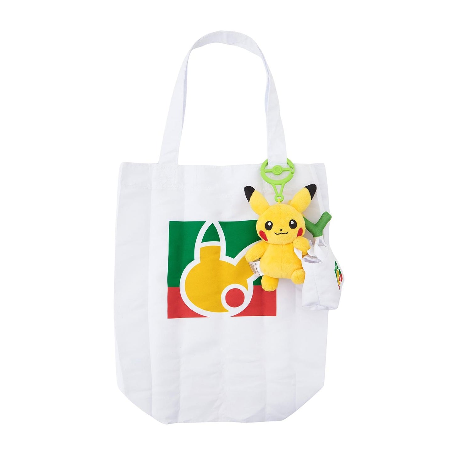 PikaPika Mart Pikachu Eco Bag Plushie Keychain (Pokemon Center Japan)