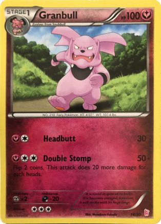 Granbull (#14) - XY Trainer Kit Sylveon & Noivern