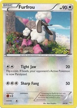 Furfrou (#20 - Noivern) - XY Trainer Kit Sylveon & Noivern
