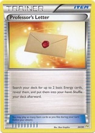Professor's Letter (Noivern) - XY Trainer Kit Sylveon & Noivern