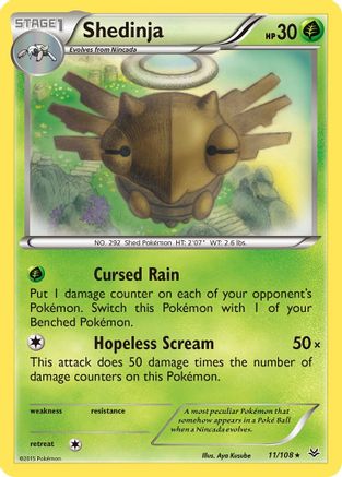 Shedinja 11/108 - XY  Roaring Skies