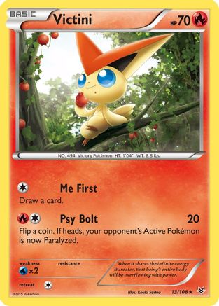 Victini 13/108 - XY  Roaring Skies