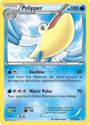 Pelipper 19/108 - XY  Roaring Skies