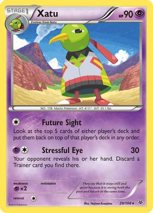 Xatu/108 - XY  Roaring Skies Reverse Holofoil