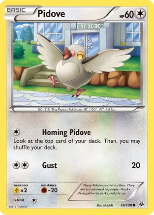 Pidove 78/108 - XY  Roaring Skies