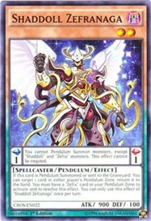 Shaddoll Zefranaga (CROS-EN022) - Crossed Souls Unlimited